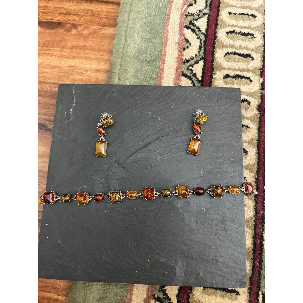 Elegant Multi-Color Gemstone Jewelry Set